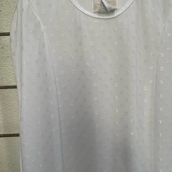 Vintage Womens Dressed In White Slip Night Maxi Dress Pockets Cottage Bride - Picture 3 of 6